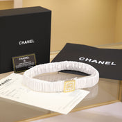 CHANEL 26S BELT 30 MM IN WHITE CALFSKIN 658430