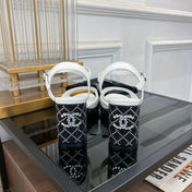 high slingbacks white lambskin