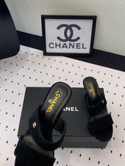 MULES black LAMBSKIN