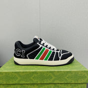 GG  Screener With Web Neoprene Low Top Sneakers Black