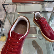 LP TENNIS WALK SNEAKERS CHERRY CALFSKIN