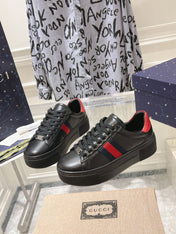 GG ACE 30 SUPREME TRAINER BLACK CALFSKIN