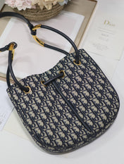 MINI 27 NOLITA BAG IN BLUE MONOGRAM OBLIQUE JACQUARD