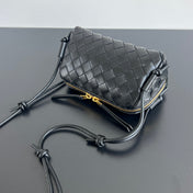CONCERT POUCH 18 IN BLACK LAMBSKIN