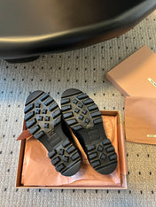 MIUMIU 26S PENNY LOAFERS IN BLACK SHINY CALFSKIN