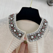 VALENTINO 26S LONG-SLEEVE KNIT SWEATER 446