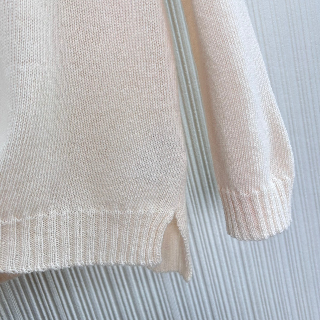 VALENTINO 26S LONG-SLEEVE KNIT SWEATER 446