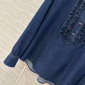 VALENTINO LONG SLEEVE DENIM SHIRT 261428