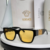 EMBOSSED LOGO MEDUSA BIGGIE SQUARE FRAME SUNGLASSES VE4483D IN ACETATE