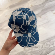 LACE FLORAL BASEBALL HAT 672633