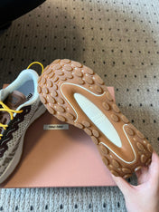 MIUMIU 26S SNEAKERS IN IVY GREEN TECHNICAL FABRIC