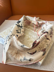 DIOR 26S SCARF 110CM IN SILK 262833
