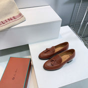 LP 25S SERGE TASSEL LOAFER 35MM IN GLAZED HONEY CALFSKIN