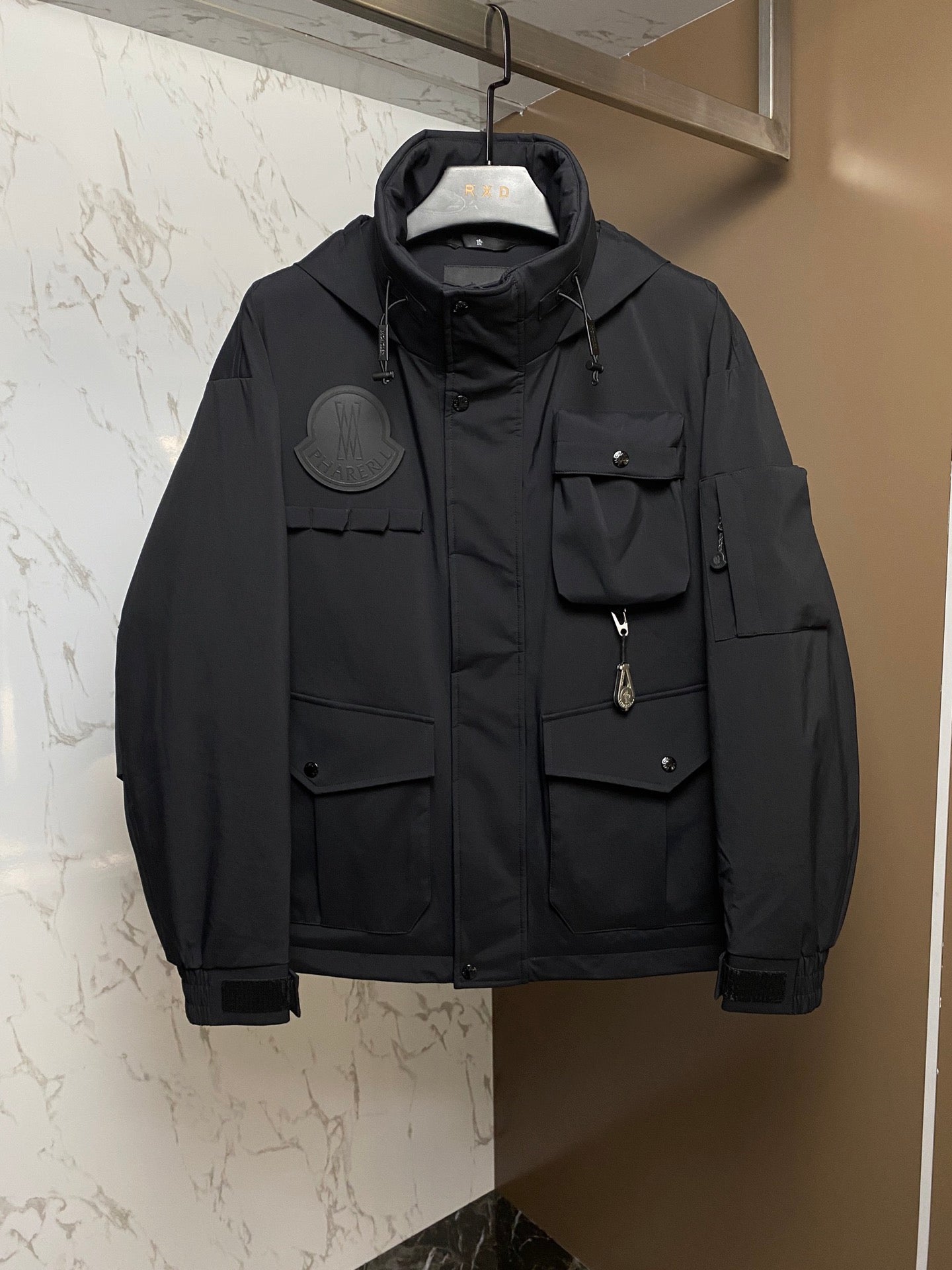 MONCLER 25S HOODED GOOSE DOWN JACKET 454