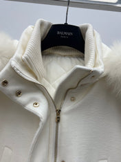 LP 26S FUR-COLLAR KNIT JACKET 472