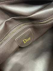 DIOR 26S CANNAGE GRANVILLE 34 IN DARK BROWN SUEDE