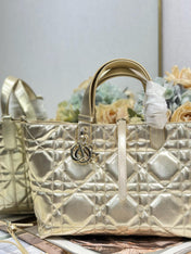 DIOR 26S TOUJOURS BAG 28 IN GOLD CALFSKIN
