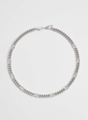 CD 26S LOGO LINK CHAIN NECKLACE IN SILVER METAL 633148
