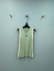 CHANEL 26S SLEEVELESS KNIT TOP 1492