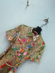 GUCCI 26S SHORT-SLEEVE SHIRT DRESS 443