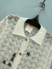 CHANEL 26S OPENWORK KNIT CARDIGAN 1599
