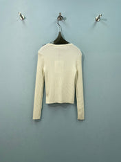 CHANEL 26S RUFFLE KNIT CARDIGAN 1653