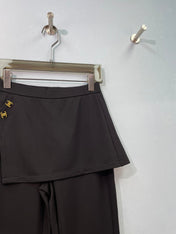 CHANEL 26S WRAP-SKIRT WIDE-LEG PANTS 1661