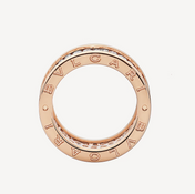 ZERO 1 WITH PAVED DIAMONDS ON THE SPIRAL RING