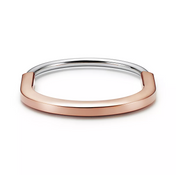 LOCK BRACELET ROSE AND WHITE GOLD DIAMOND