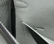 HM KELLY MINI 20 MEDIUM GREY EPSOM GOLD HARDWARE