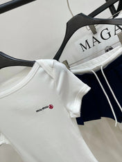 Miu 25 Body Suit White Cotton 208771