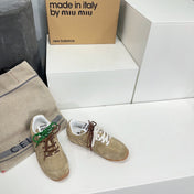 MIUxNEW 530 SNEAKER IN BROWN ECRU SUEDE