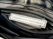 LE CITY BAG IN BLACK LEATHER