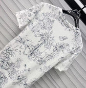 CD T-Shirt White Cotton Style 1