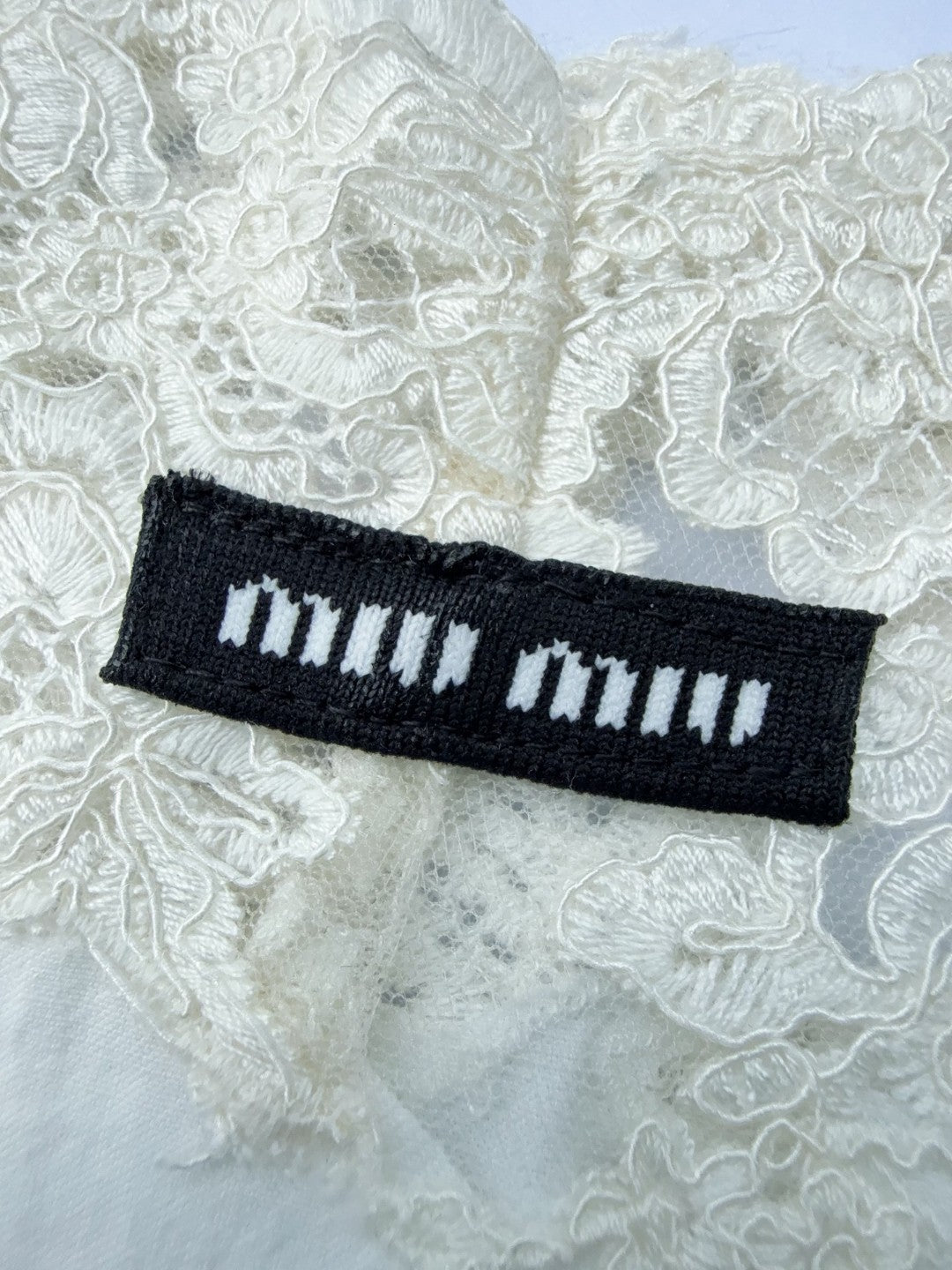 MIUMIU 25S STRAPPY DRESS IN WHITE 918243