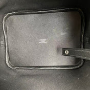 CARGO PICOTIN BAG 18 IN BLACK TOGO GOLD HARDWARE
