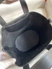 HERMES 25S IN THE LOOP 23 IN BLACK CALFSKIN SILVER HARDWARE TP3