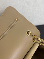 CHANEL 26 CLASSIC FLAP IN BEIGE SUEDE 30726