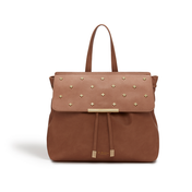 Brown - Siri Multiway Vegan Backpack Bag