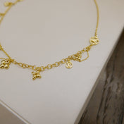 BLOOMING SUPPLE NECKLACE BRASS