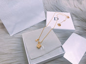 CD DICE NECKLACE