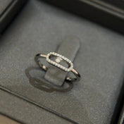 MOVE UNO SILVER DIAMOND RING