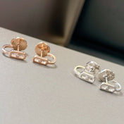 CREOLES MOVE UNO MINI 1 DIAMOND EARRINGS