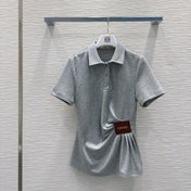 Loewe 2025 Draped Polo Shirt Cotton