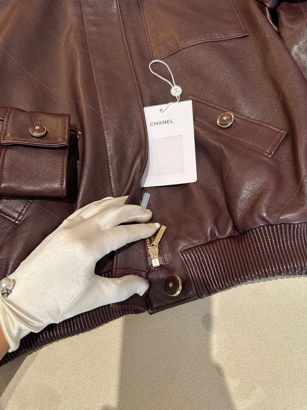 CHANEL 26S RETRO LEATHER JACKET 1286