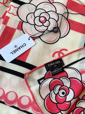 CHANEL 26S SCARF 135 IN CASHMERE AND SILK 306115