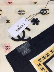 CHANEL 26S SCARF 140 IN CASHMERE AND SILK 306122