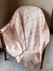 CHANEL 26S SCARF 135 IN CASHMERE AND SILK 306125