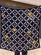 CHANEL 26S SCARF 135 IN CASHMERE AND SILK 306126