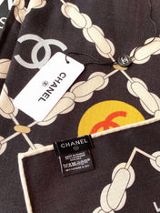 CHANEL 26S SCARF 135 IN CASHMERE AND SILK 306126
